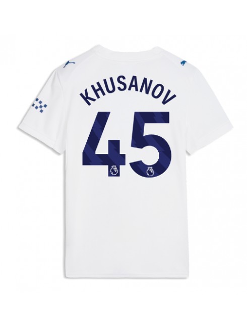 Manchester City Abdukodir Khusanov #45 Ausweichtrikot für Frauen 2026-27 Kurzarm Manchester City Abdukodir Khusanov #45 Ausweichtrikot für Frauen 2026-27 Kurzarm
